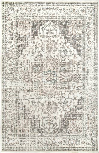 Cream Coronet Medallion Rug swatch