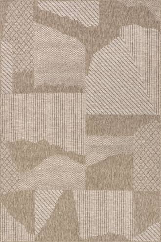 Ansley Abstract Collage Indoor/Outdoor Rug primary image