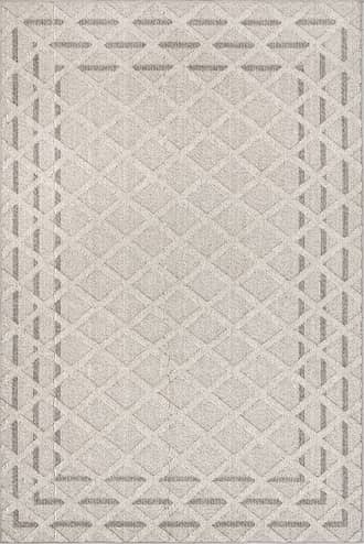 6' 7" x 9' Tahavi Trellis Bordered Rug primary image