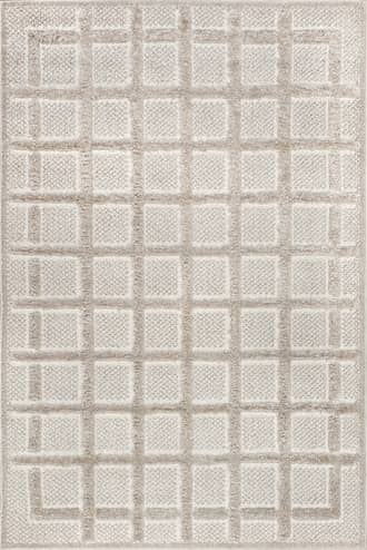 Janie Embossed Checker Rug primary image