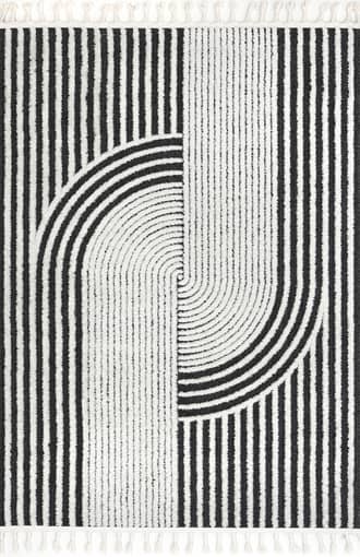 8' x 10' Zoey Striped Tasseled Rug primary image