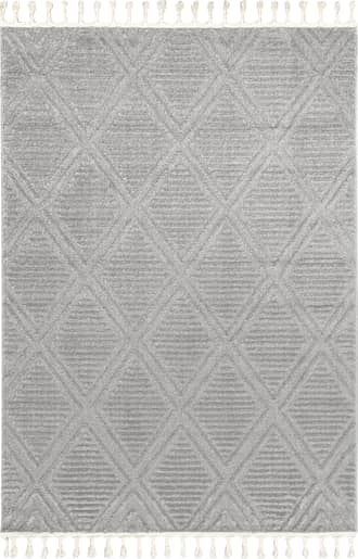 Grey 8' x 10' Balboa Textured Tile Rug swatch