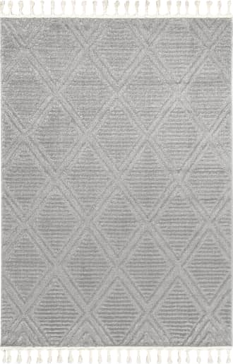 Grey 8' Balboa Textured Tile Rug swatch