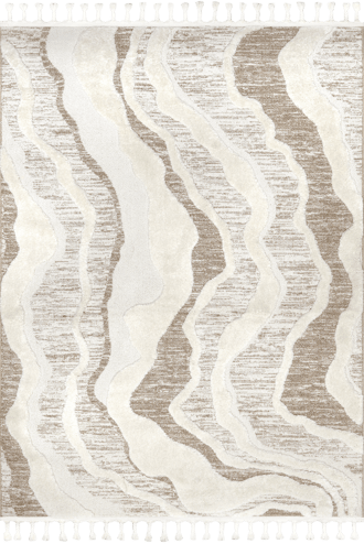 Rya Abstract Tasseled Rug primary image