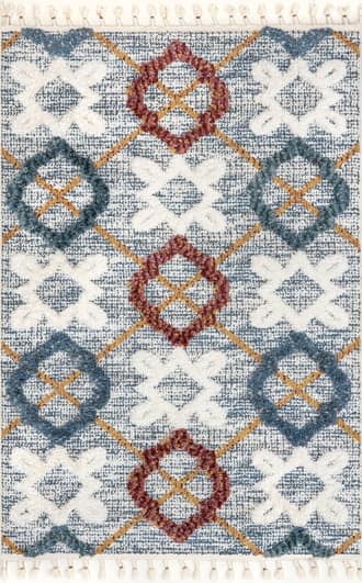 Renata Colorful Crosshatch Rug primary image