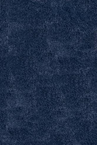 Navy 8' x 10' Plush Solid Shaggy Rug swatch