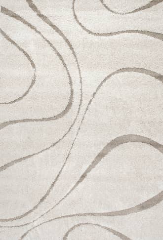 9' x 12' Shaggy Curves Rug primary image