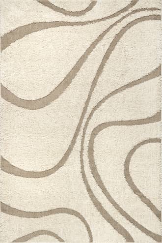 4' x 6' Shaggy Curves Rug primary image