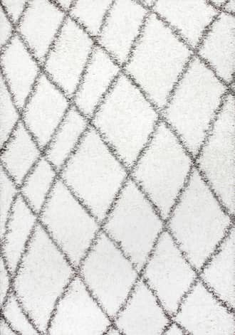White Easy Shag Rug swatch
