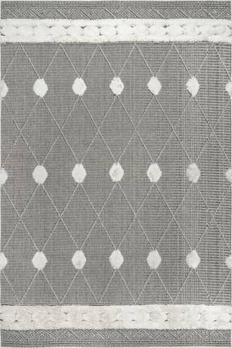Lina Dotted Lattice Rug primary image
