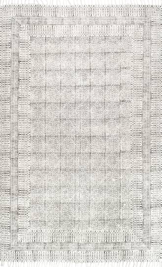 Flatweave Cotton Sparkling Moroccan Tribal Trellis Rug primary image