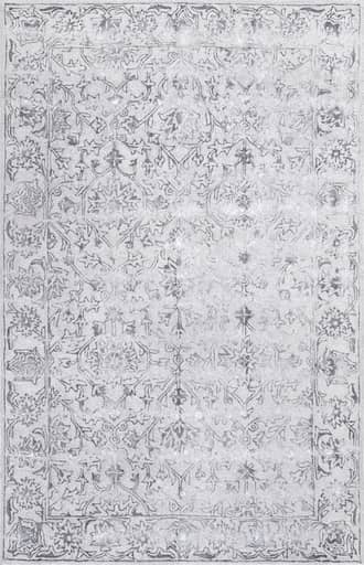 Dark Gray Faint Glimmering Garden Rug swatch