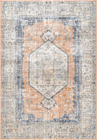 Peach 8' Florid Dreams Rug swatch