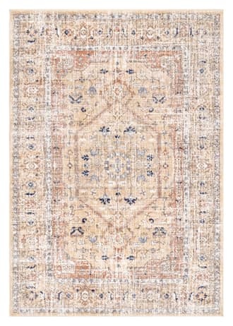 Gold 8' Florid Dreams Rug swatch