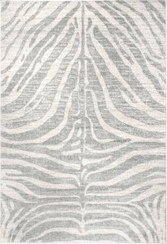 Grey Zebra Stripes Rug swatch
