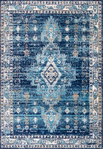 Blue Vintage Medallion Rug swatch