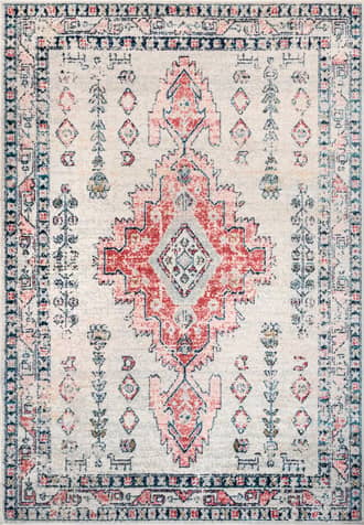 Beige Vintage Medallion Rug swatch