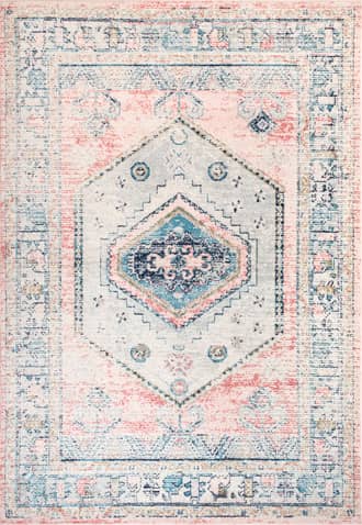 5' x 7' 5" Distressed Jewel Medallion Rug primary image