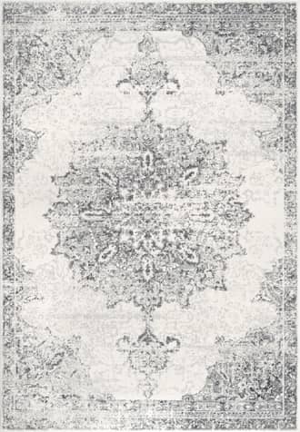 Grey Sunny Wildflower Medallion Rug swatch