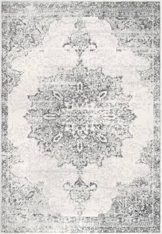 Grey Sunny Wildflower Medallion Rug swatch