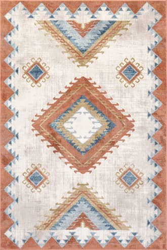 Nevaeh Tribal Bordered Rug primary image