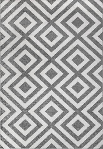 Gray Chevron Stripes Rug swatch