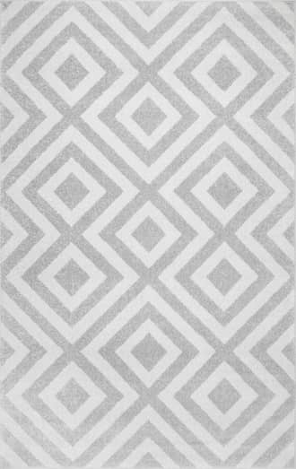 Light Grey Chevron Stripes Rug swatch