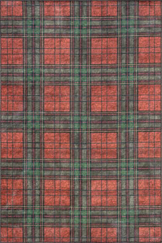 Gabriela Tartan Plaid Washable Rug primary image