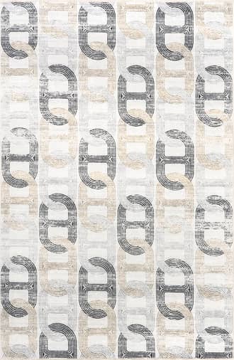 Kadenza Washable Chain-Link Rug primary image