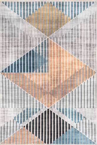 Fabiana Washable Striped Rug primary image