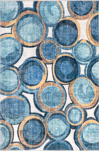 4' x 6' Tashia Washable Bubbles Rug primary image