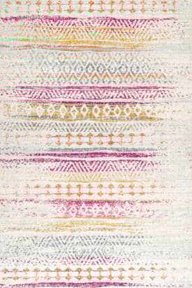 Multi Fading Striped Tribal Rug swatch