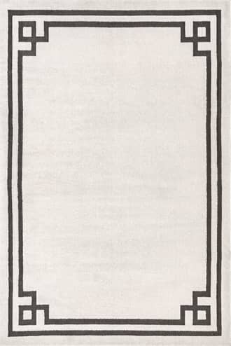 Beige 8' x 10' Classic Border Rug swatch