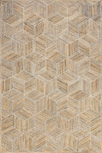 Alisun Jute Hexagon Tiled Rug primary image