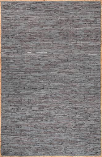 Solid Leather Flatweave Rug primary image