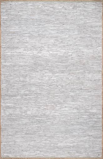 Solid Leather Flatweave Rug primary image