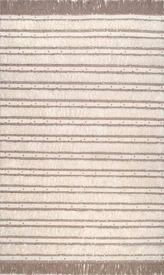 Sequined Solid Stripes Rug primary image
