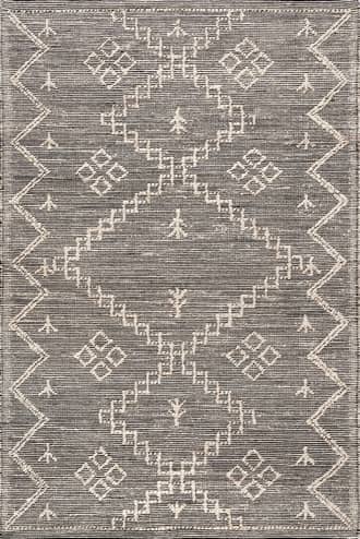 Beige Textured Moroccan Jute Rug swatch