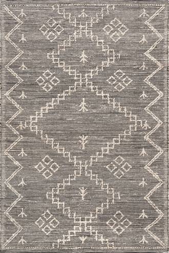 Beige Textured Moroccan Jute Rug swatch