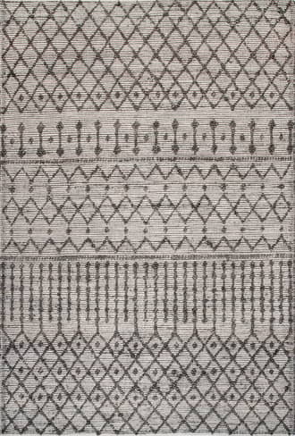 6' x 9' Textured Modern Trellis Rug primary image