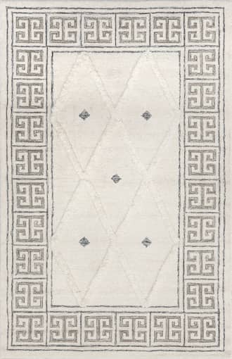 Lucinda Wool Bordered Trellis Rug primary image