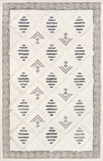 Alba Wool Trellis Bars Rug primary image