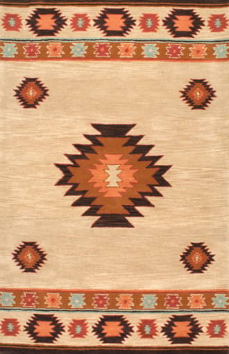 Beige Southwestern Rug swatch