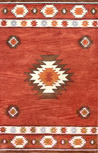 Wine Southwestern Rug swatch