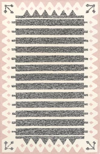 5' x 8' Amani Wool Banded Rug primary image