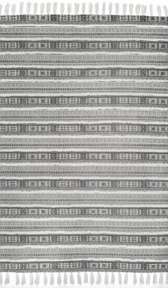 Grey Greek Frieze Stripes Rug swatch