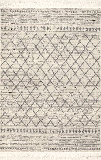 Moroccan Lattice Tassel Rug primary image