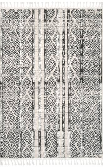 9' x 12' Striped Tasseled Rug primary image