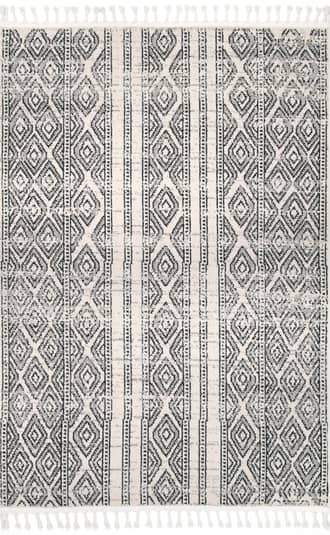 Striped Tasseled Rug primary image