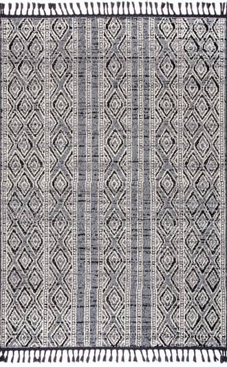 Striped Tasseled Rug primary image